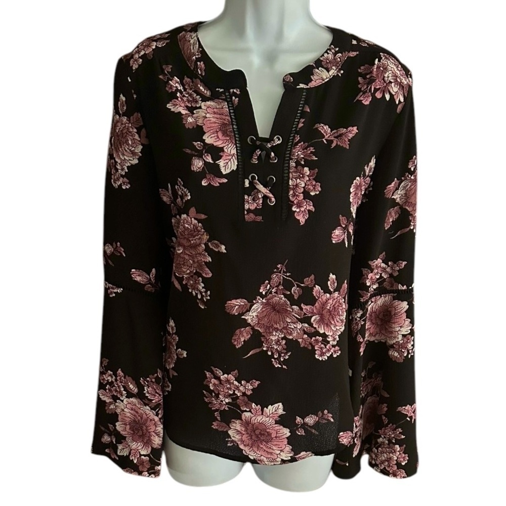 PerSeption Concept |  Bell Sleeve Blouse Sz S EUC